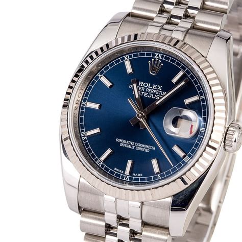 rolex datejust 116234 blue|rolex datejust 116234 men's watch.